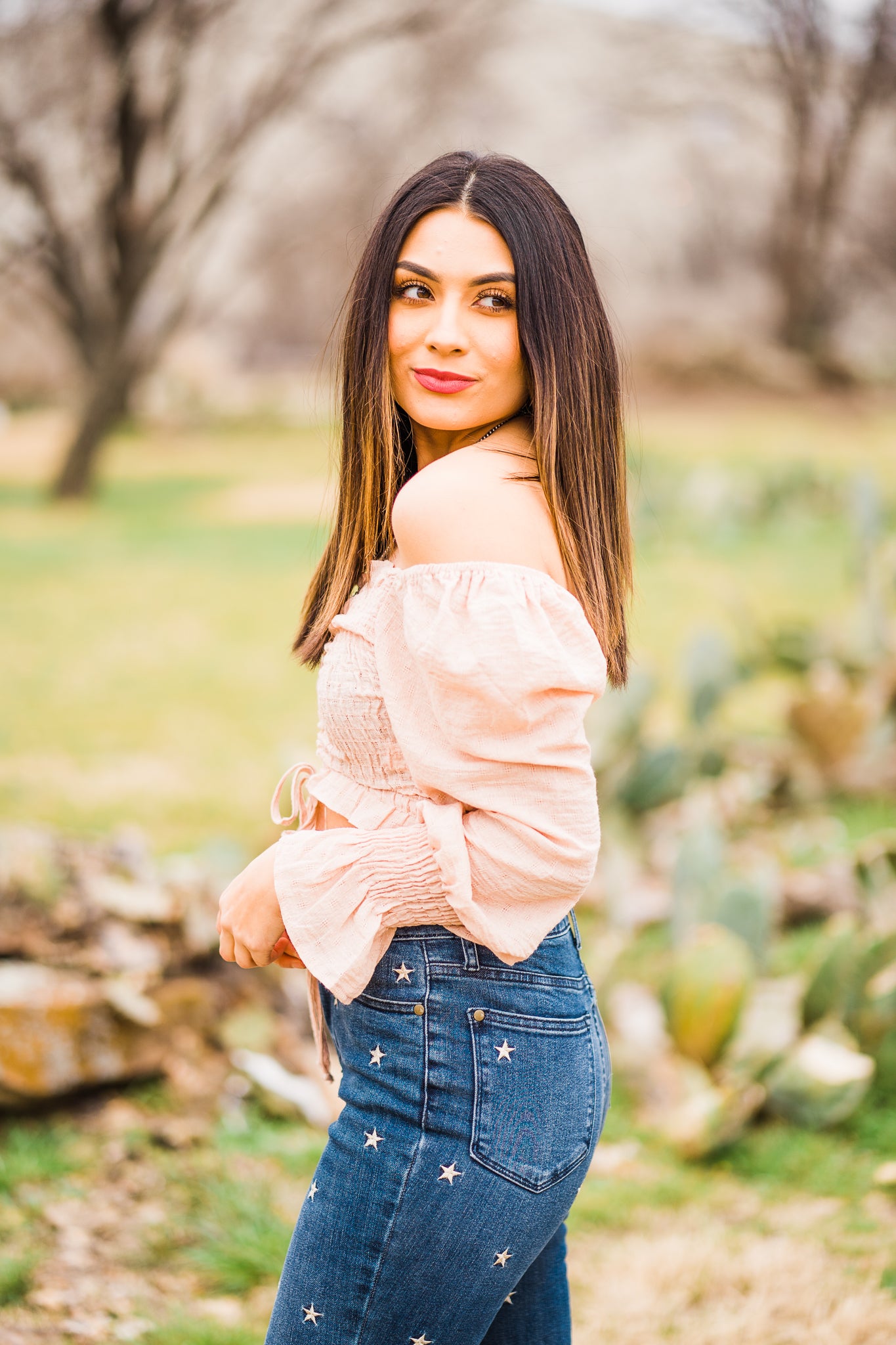 Dust Off My Shoulder Crop Top - Middle West Apparel