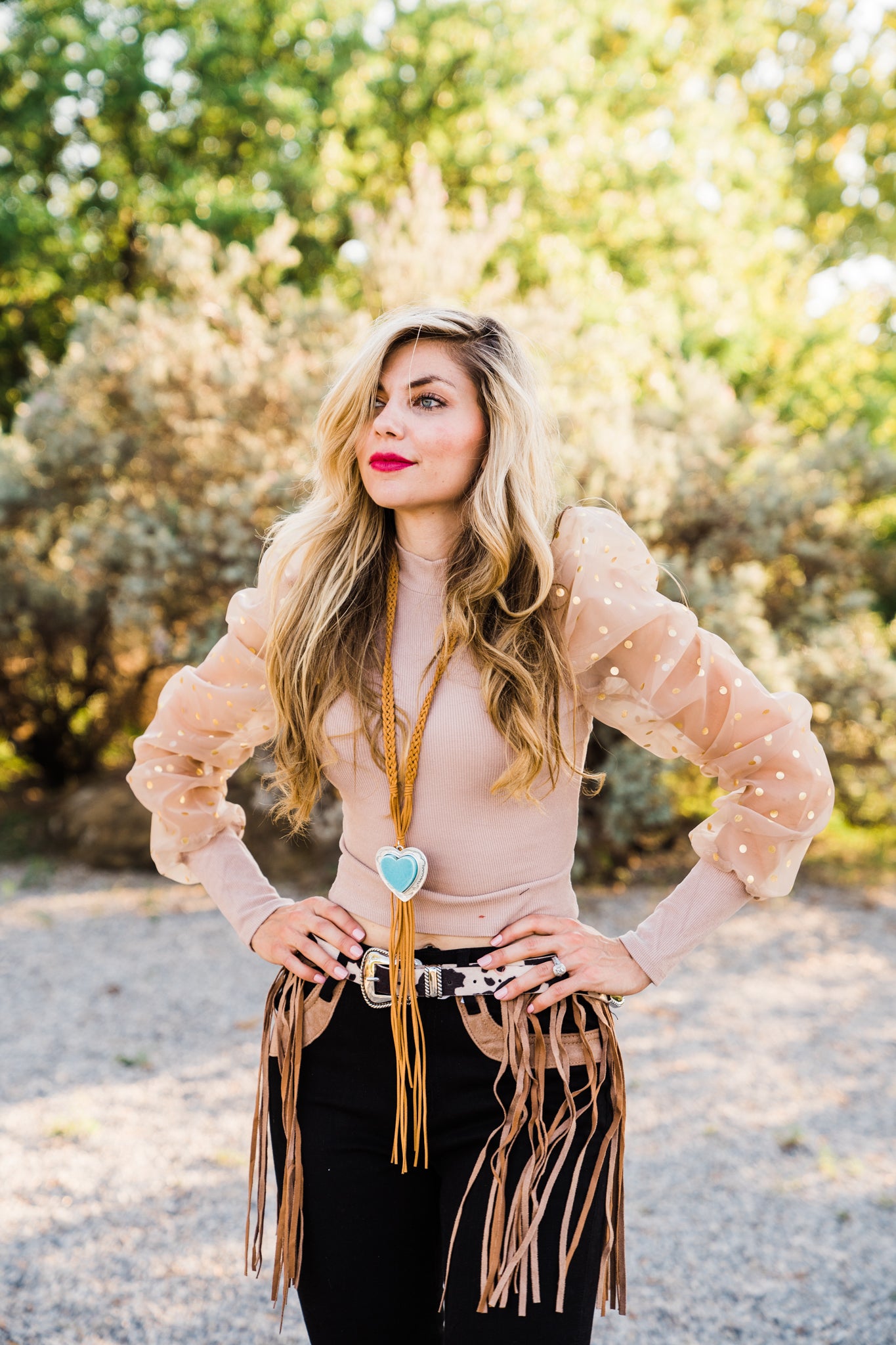 Your Only Hope Ruffle Sleeve Top - Middle West Apparel