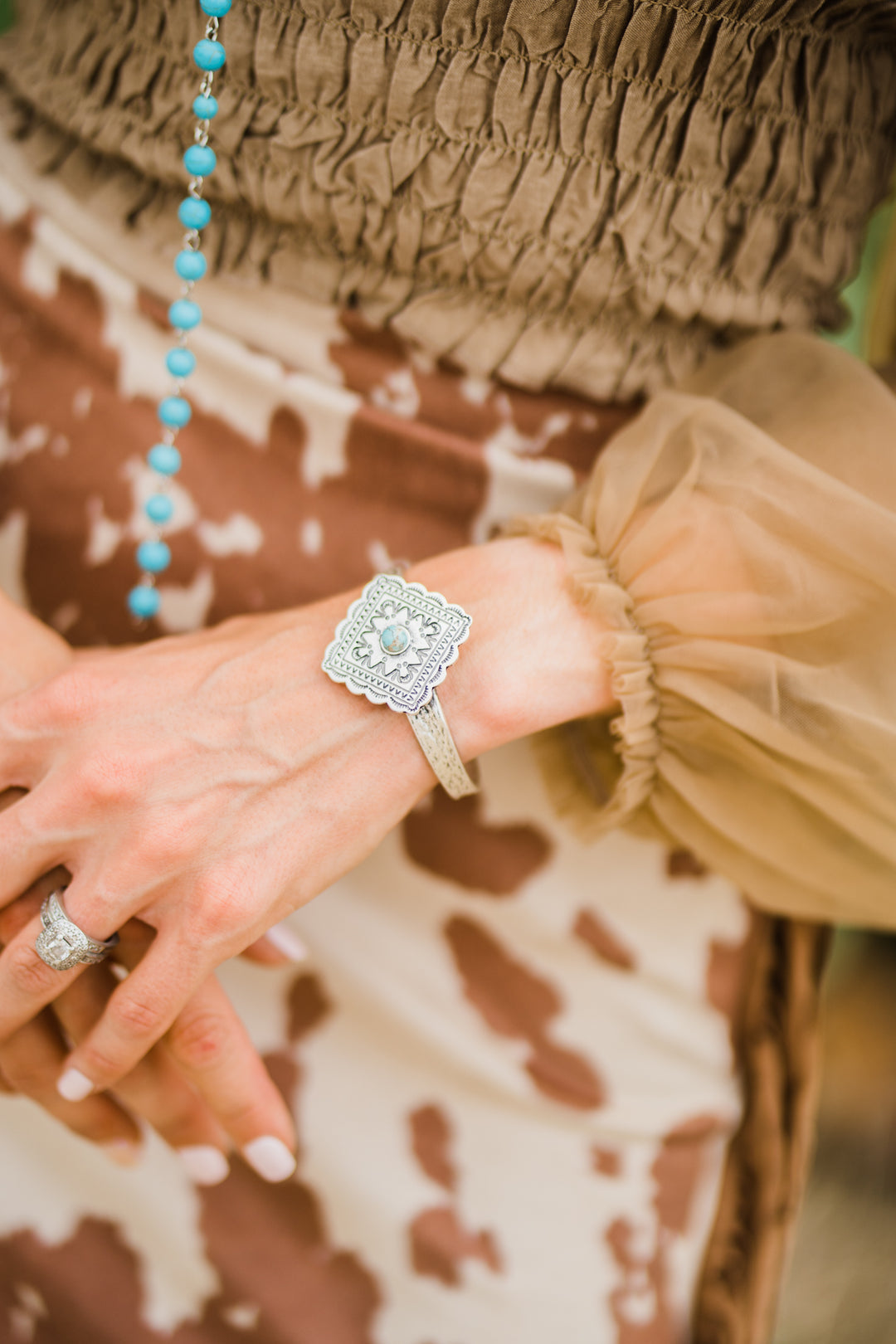 Stating Facts Cuff Bracelet - Fashion Jewelry | Middle West Apparel