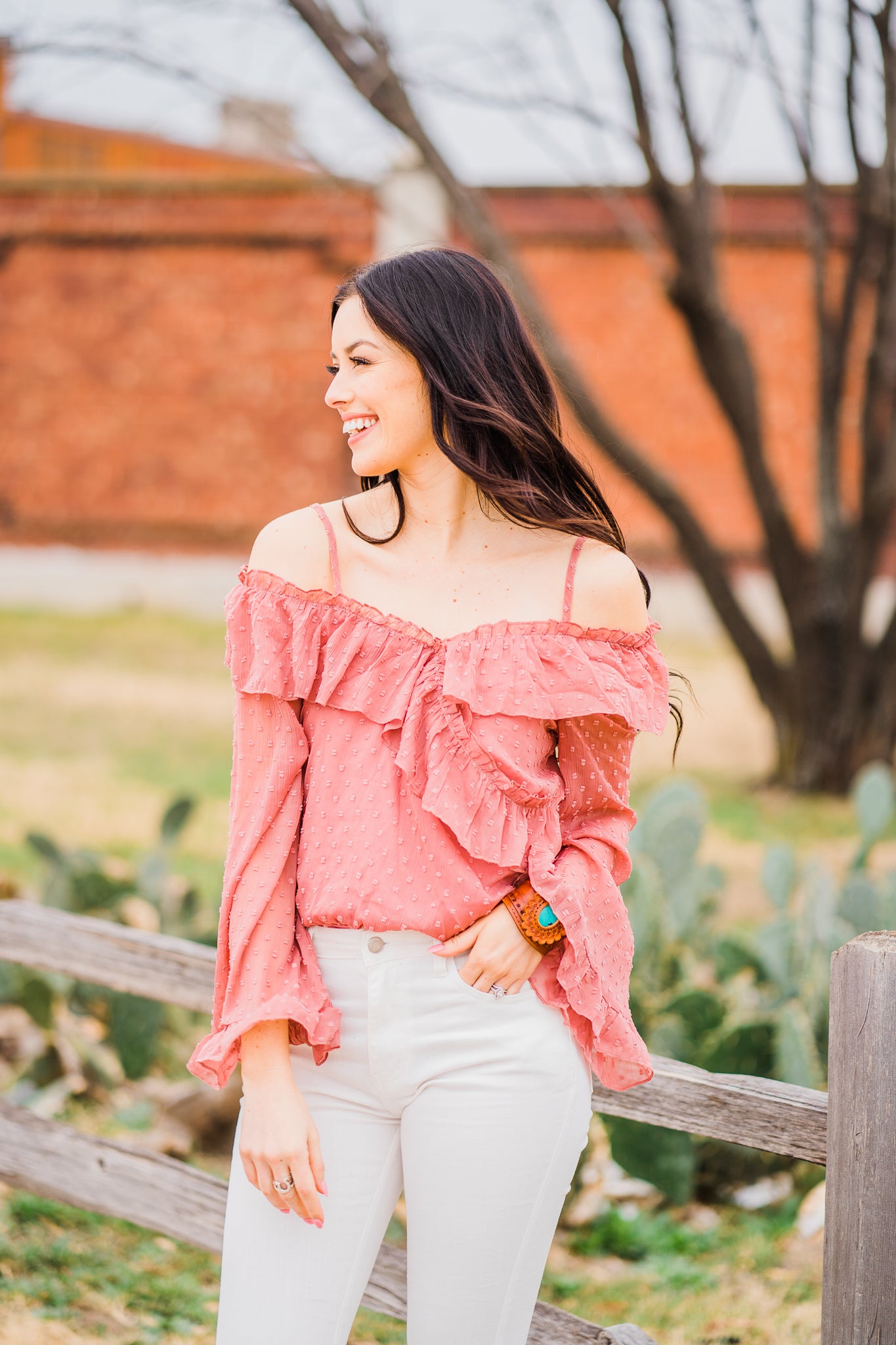 Bright Days Bell Sleeve Bodysuit - Ladies Clothing | Middle West Apparel
