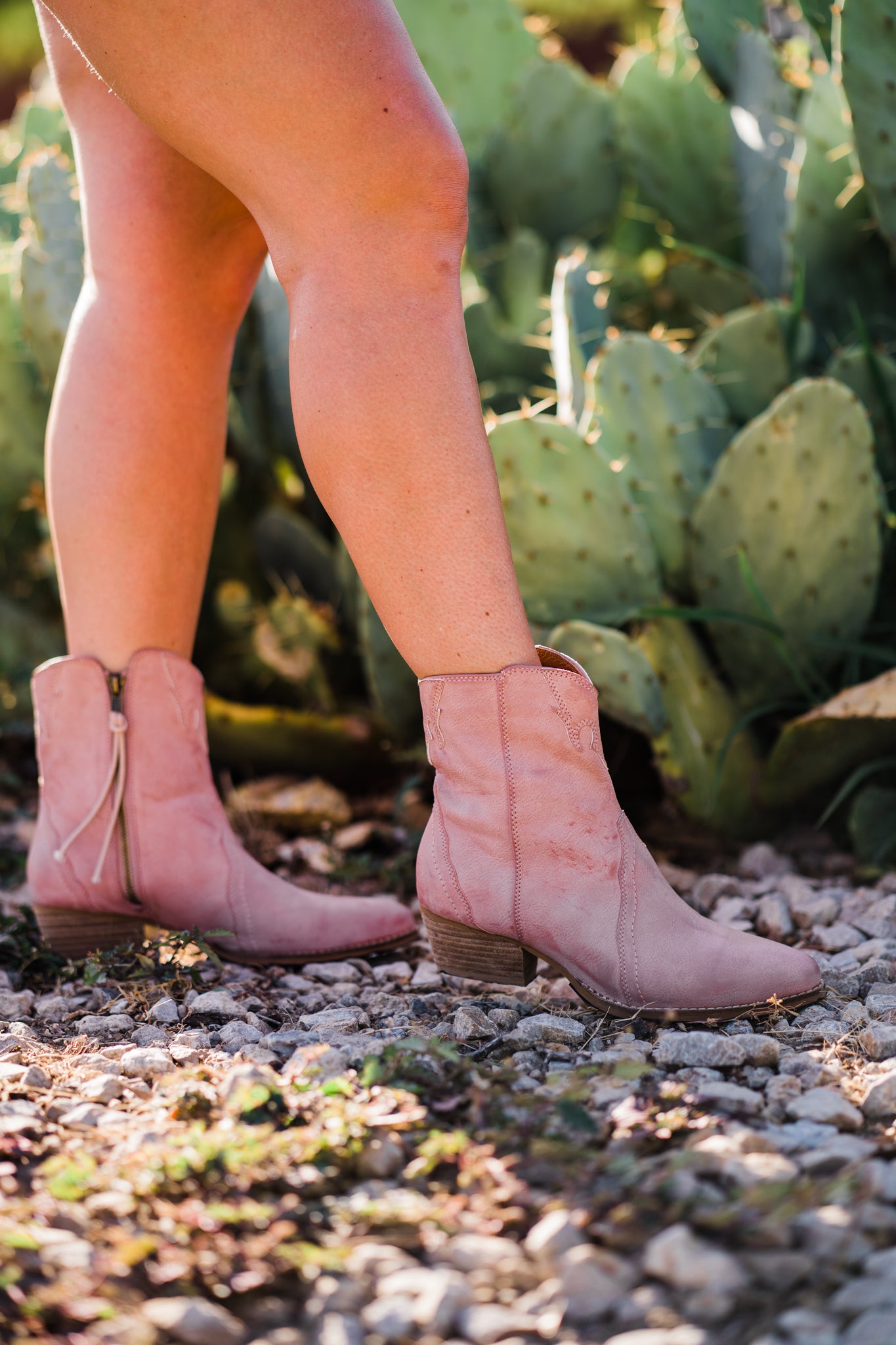 Rosy Rodeo Booties - Middle West Apparel