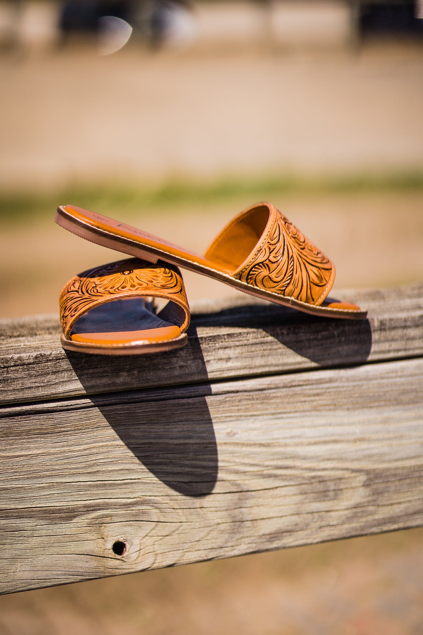 Time To Chill Leather Sandals - Middle West Apparel