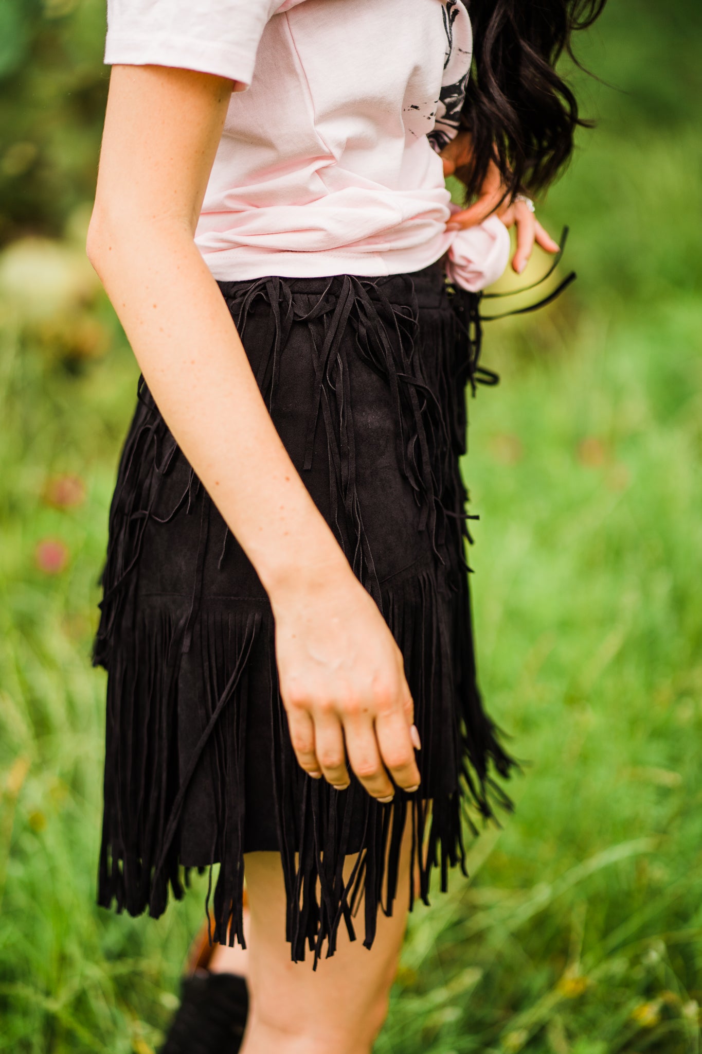 Smooth Dream Fringe Skirt - Middle West Apparel