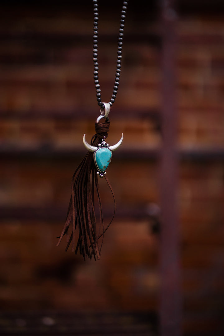 Longhorn Tassel Necklace - Middle West Apparel