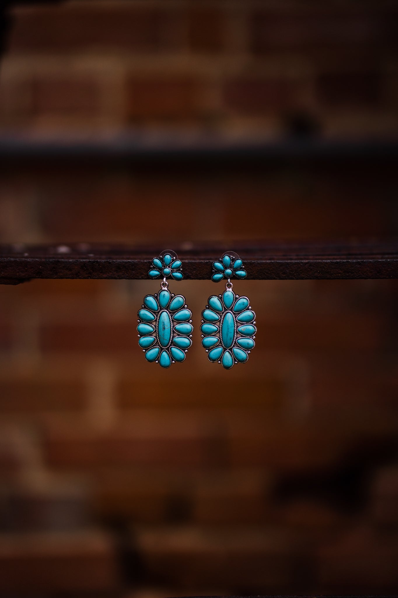 On Duty Drop Earrings - Middle West Apparel