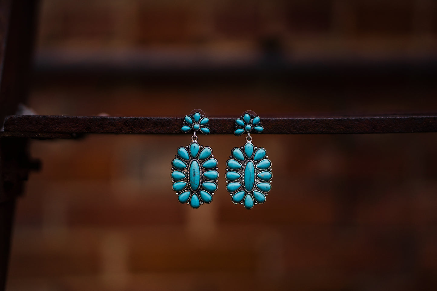 On Duty Drop Earrings - Middle West Apparel