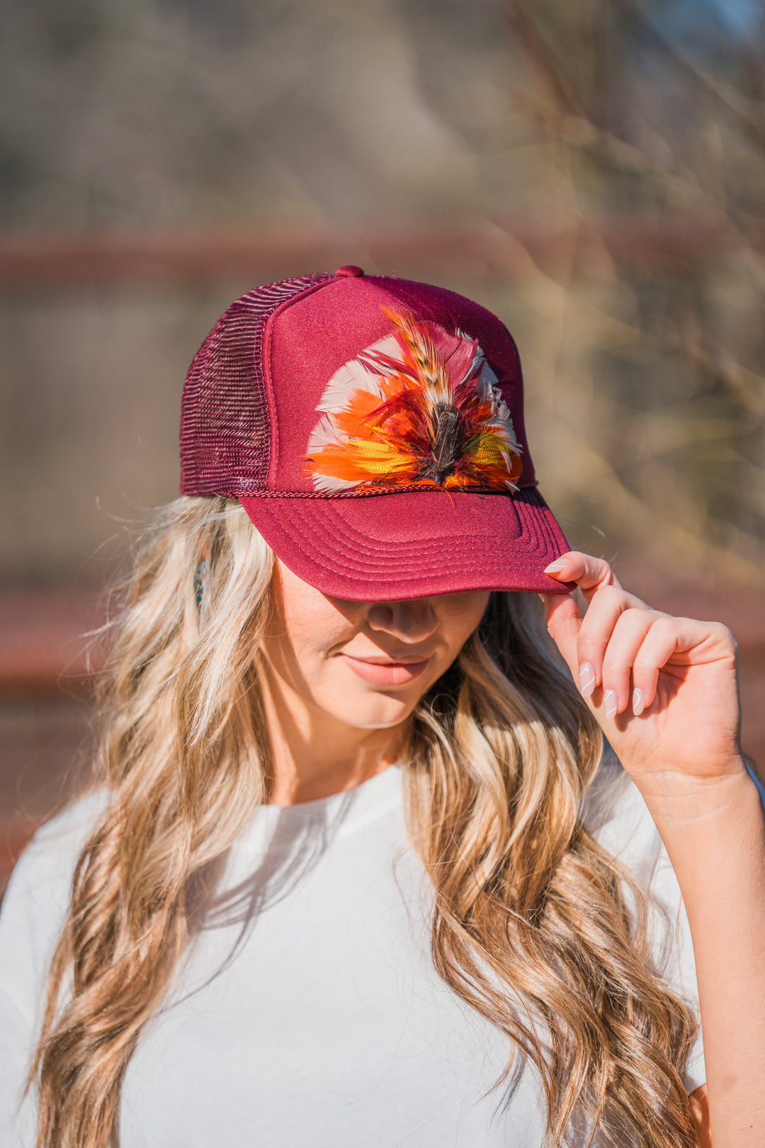 Ruffle Their Feathers Trucker Cap - Middle West Apparel