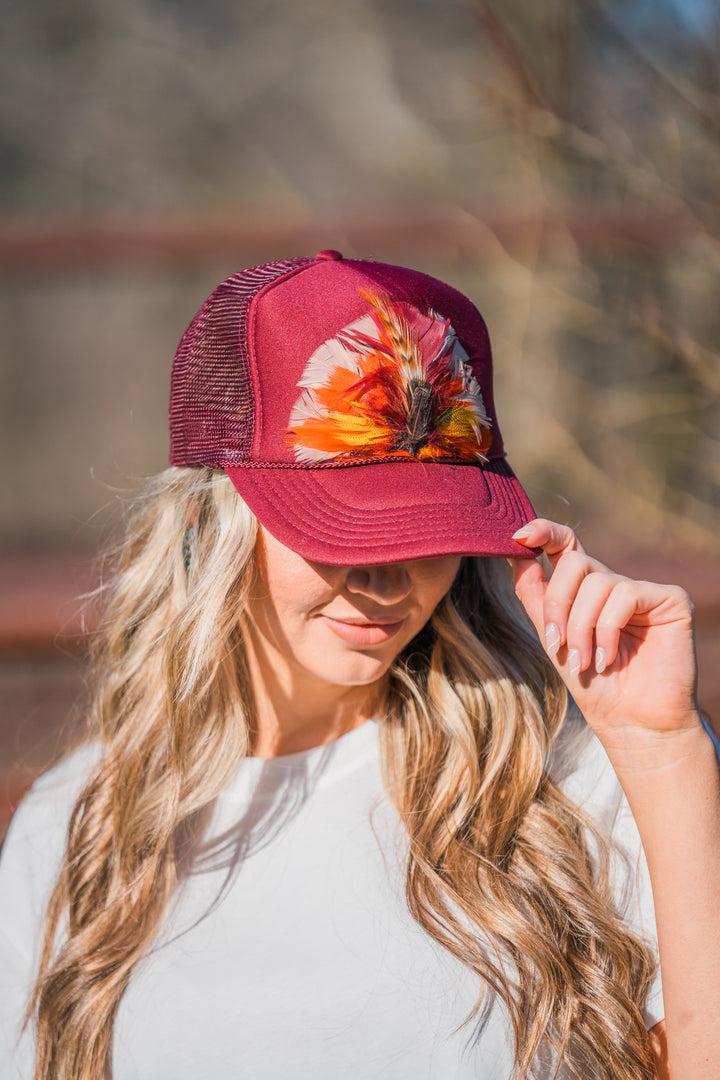 Ruffle Their Feathers Trucker Cap - Middle West Apparel