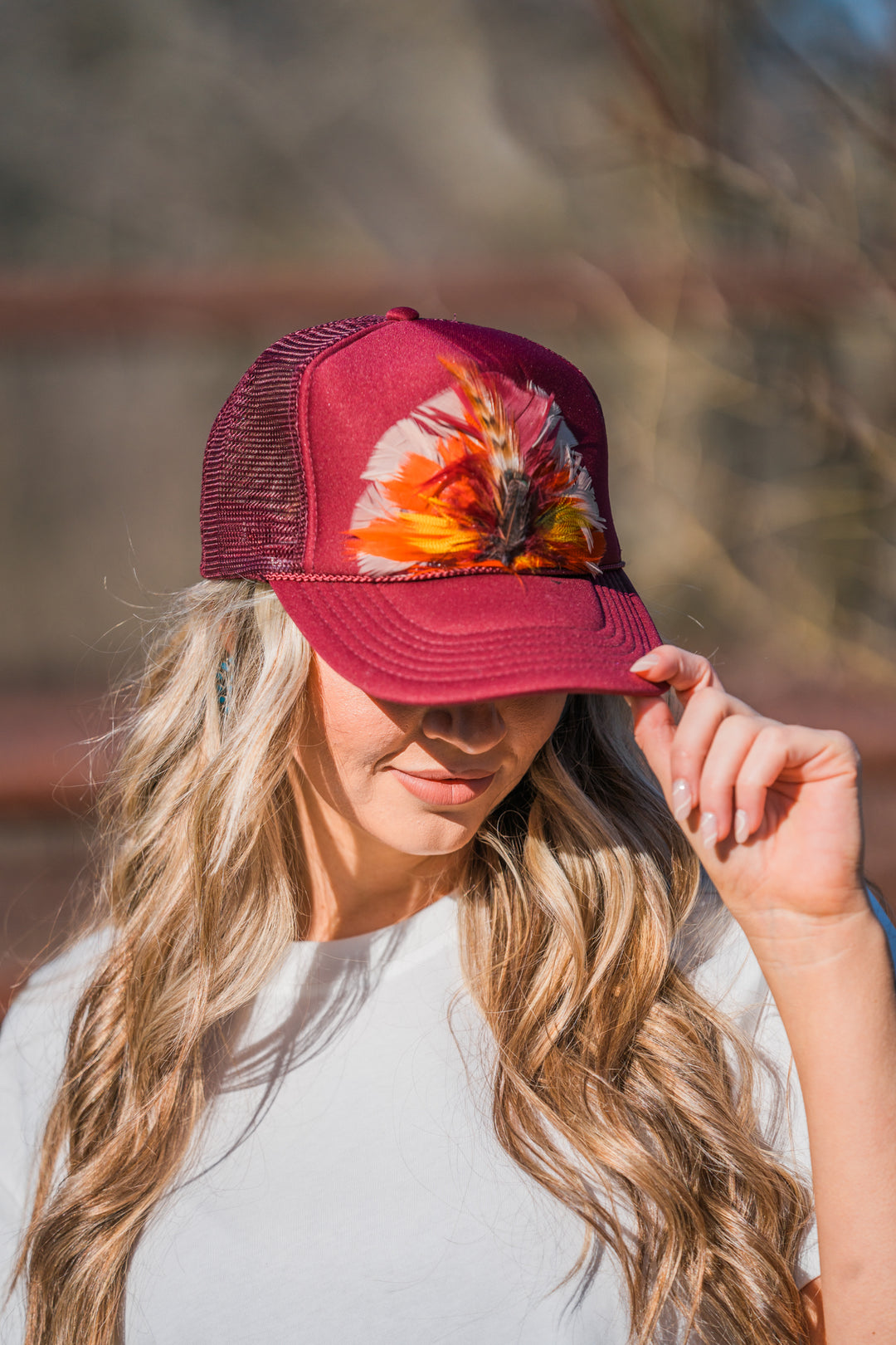 Ruffle Their Feathers Trucker Cap - Middle West Apparel