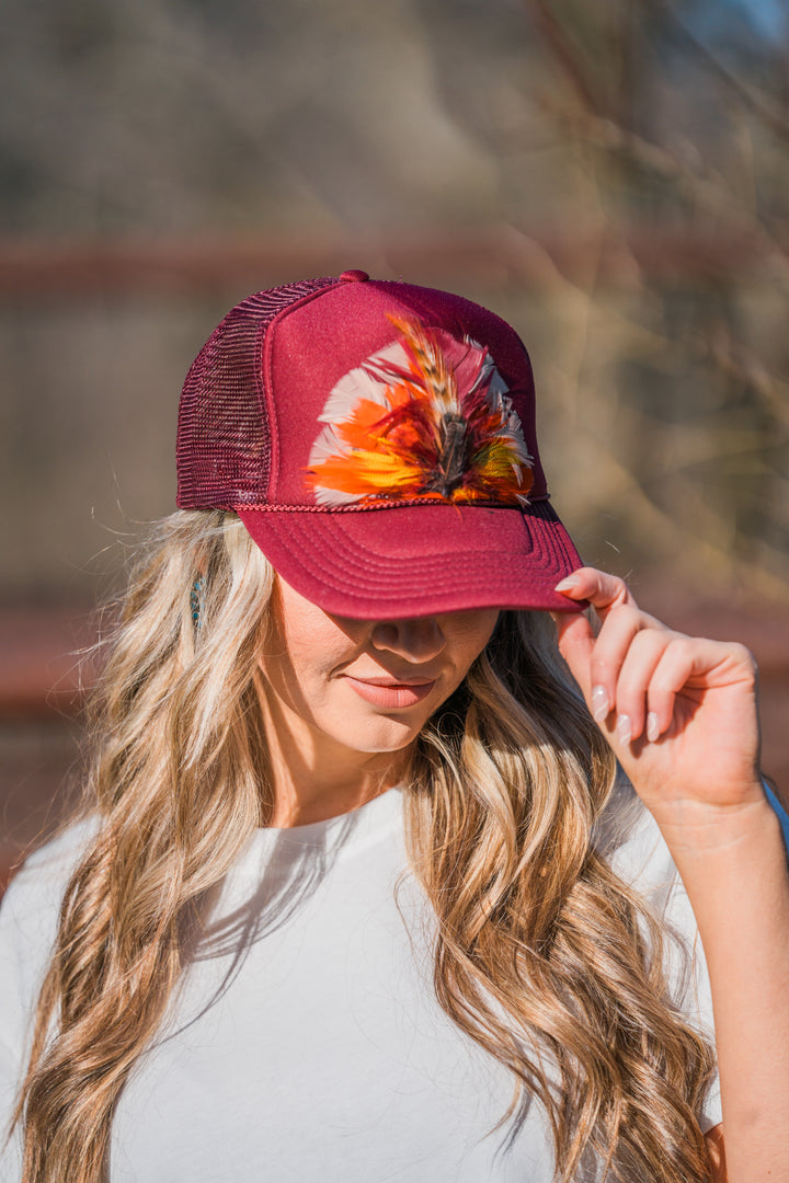 Ruffle Their Feathers Trucker Cap - Middle West Apparel