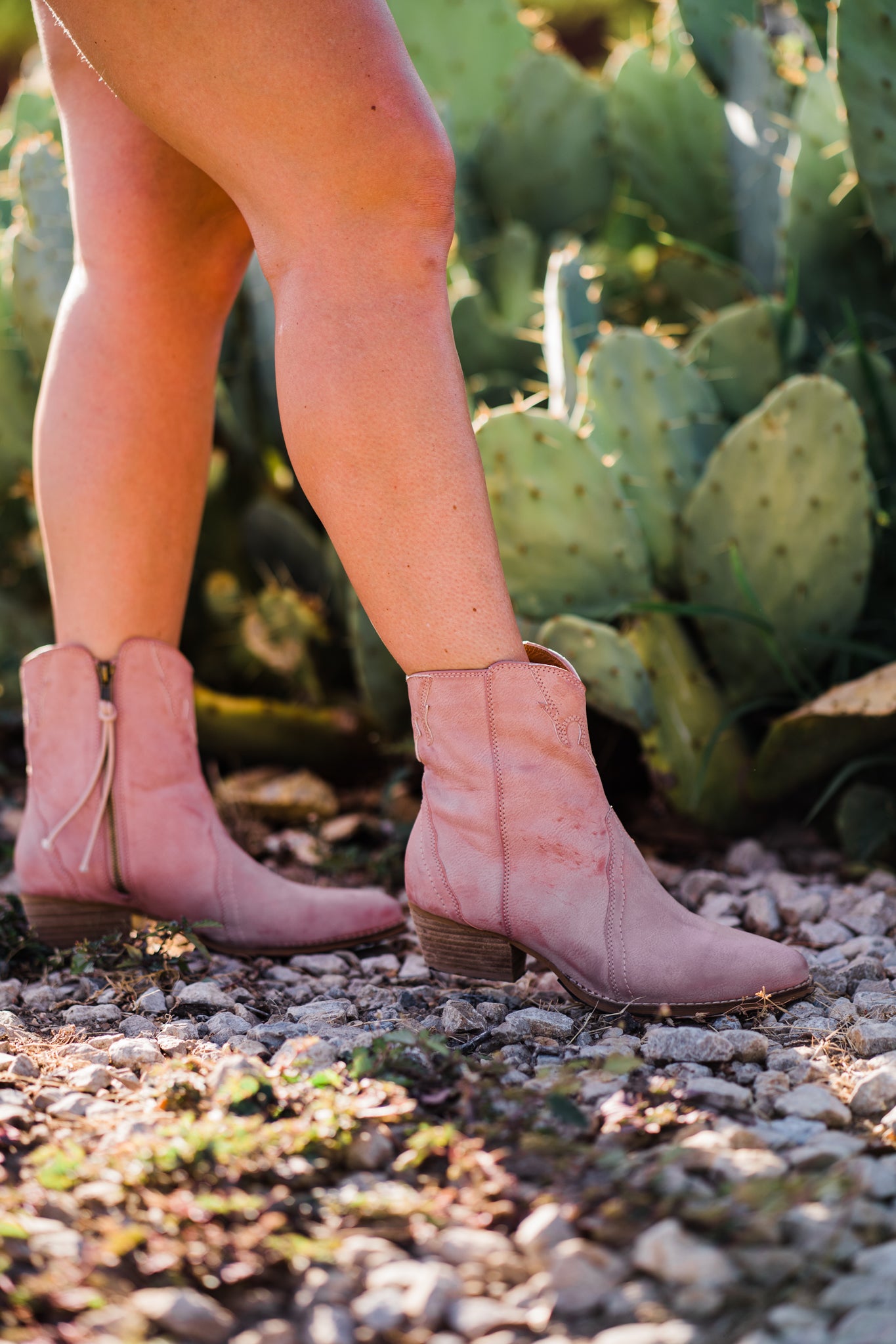 Rosy Rodeo Booties - Middle West Apparel