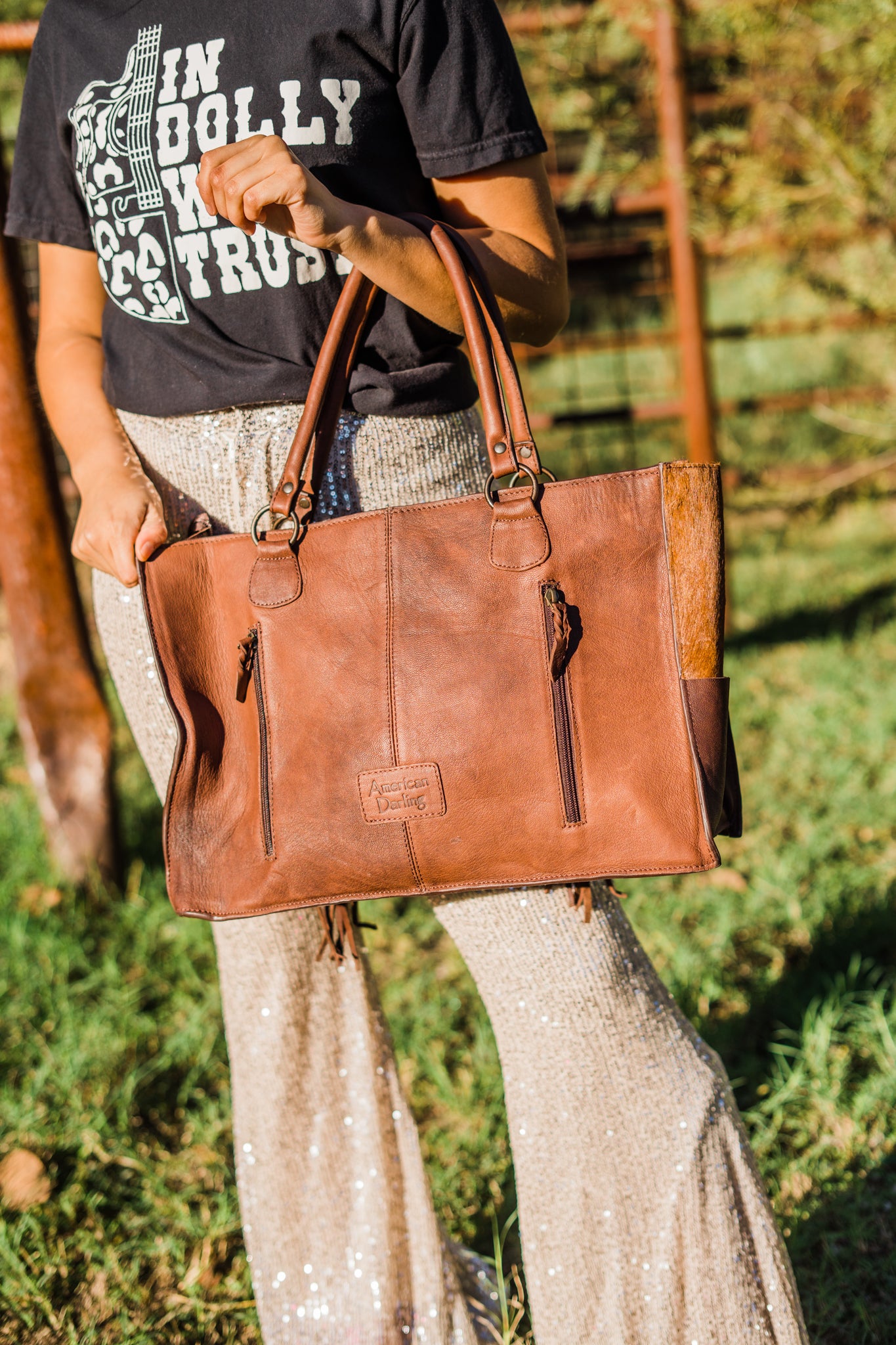 Pack Up Leather Bag - Middle West Apparel