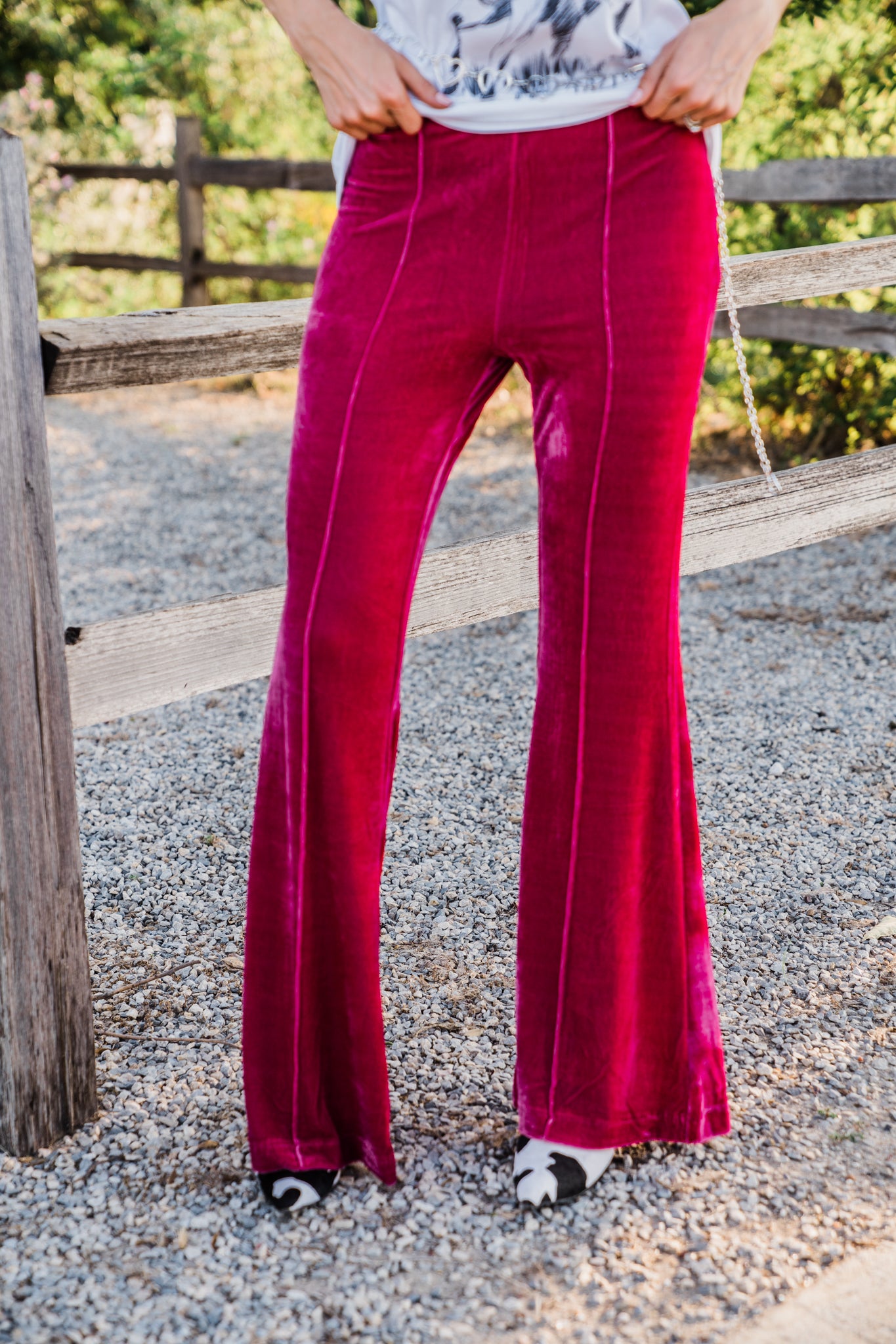 Rowdy Howdy Flare Pants - Middle West Apparel