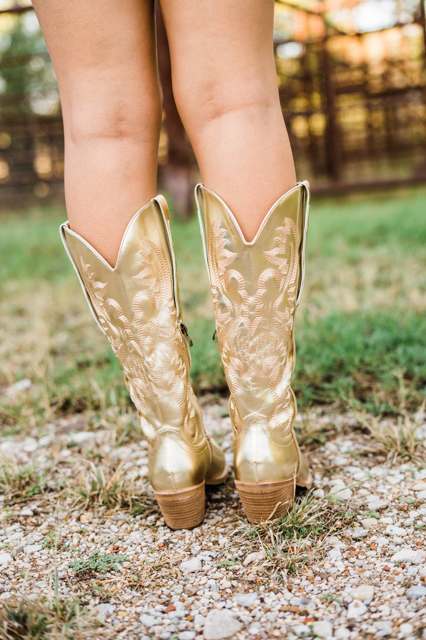 Golden on sale cowboy boots