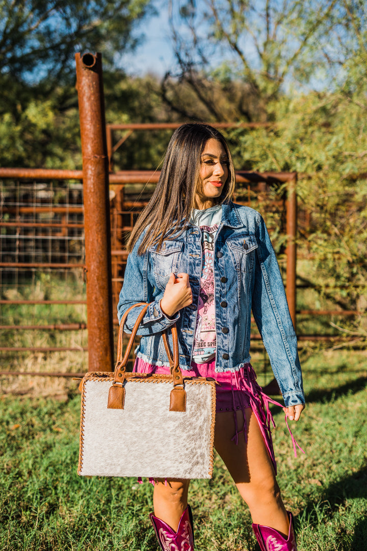 Beauty Of Westside Leather Bag - Middle West Apparel