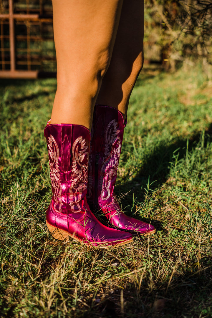 At The Rodeo Pink Boots For Sale Online | Middle West Apparel