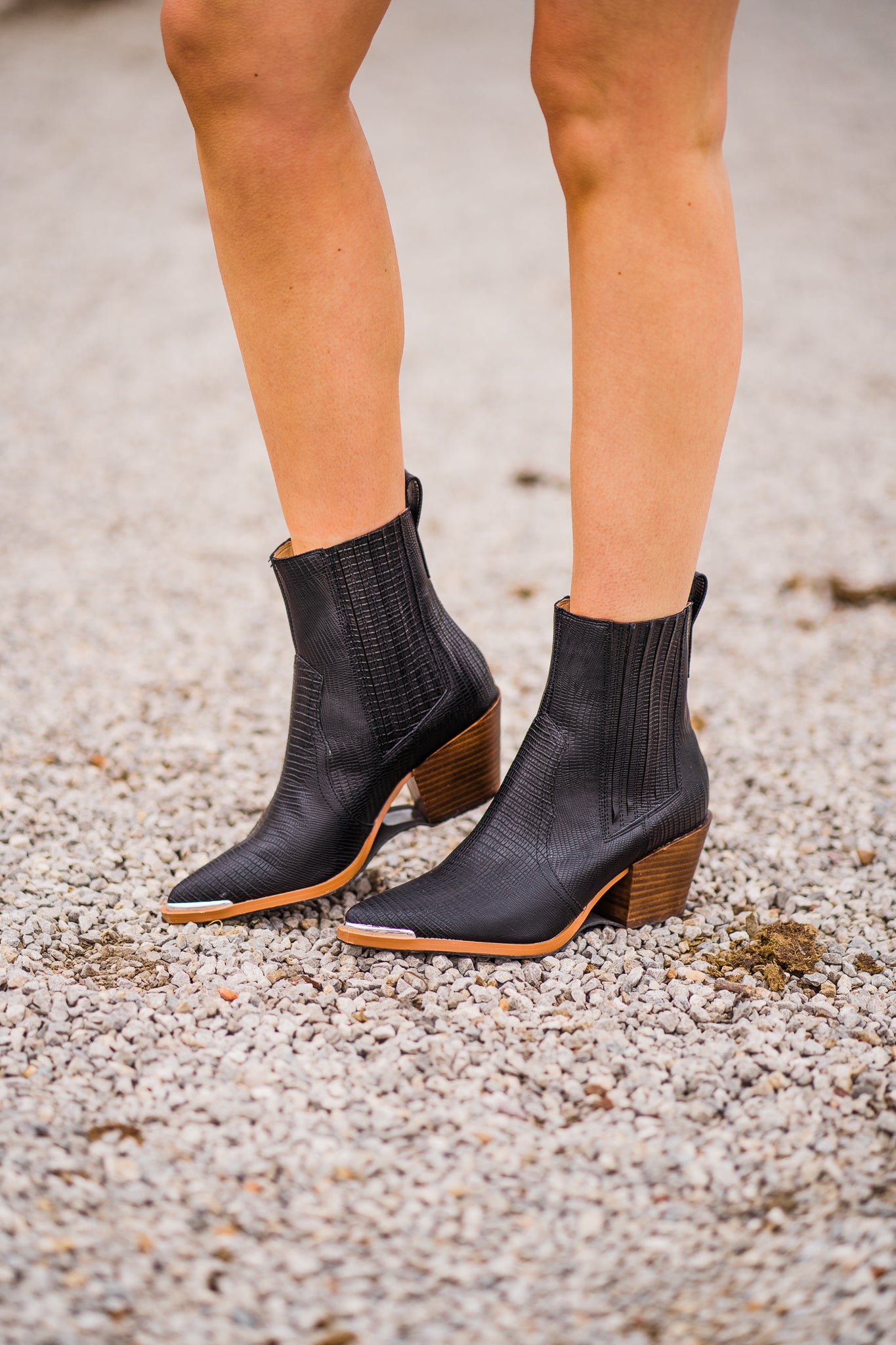 On The Move Ankle Boots - Leather Shoes | Middle West Apparel