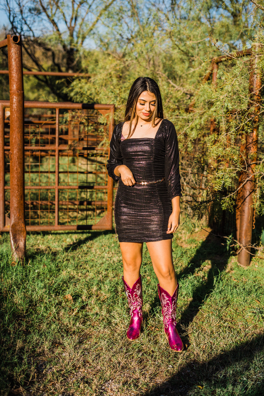 Time To Shine Mini Dress - Middle West Apparel