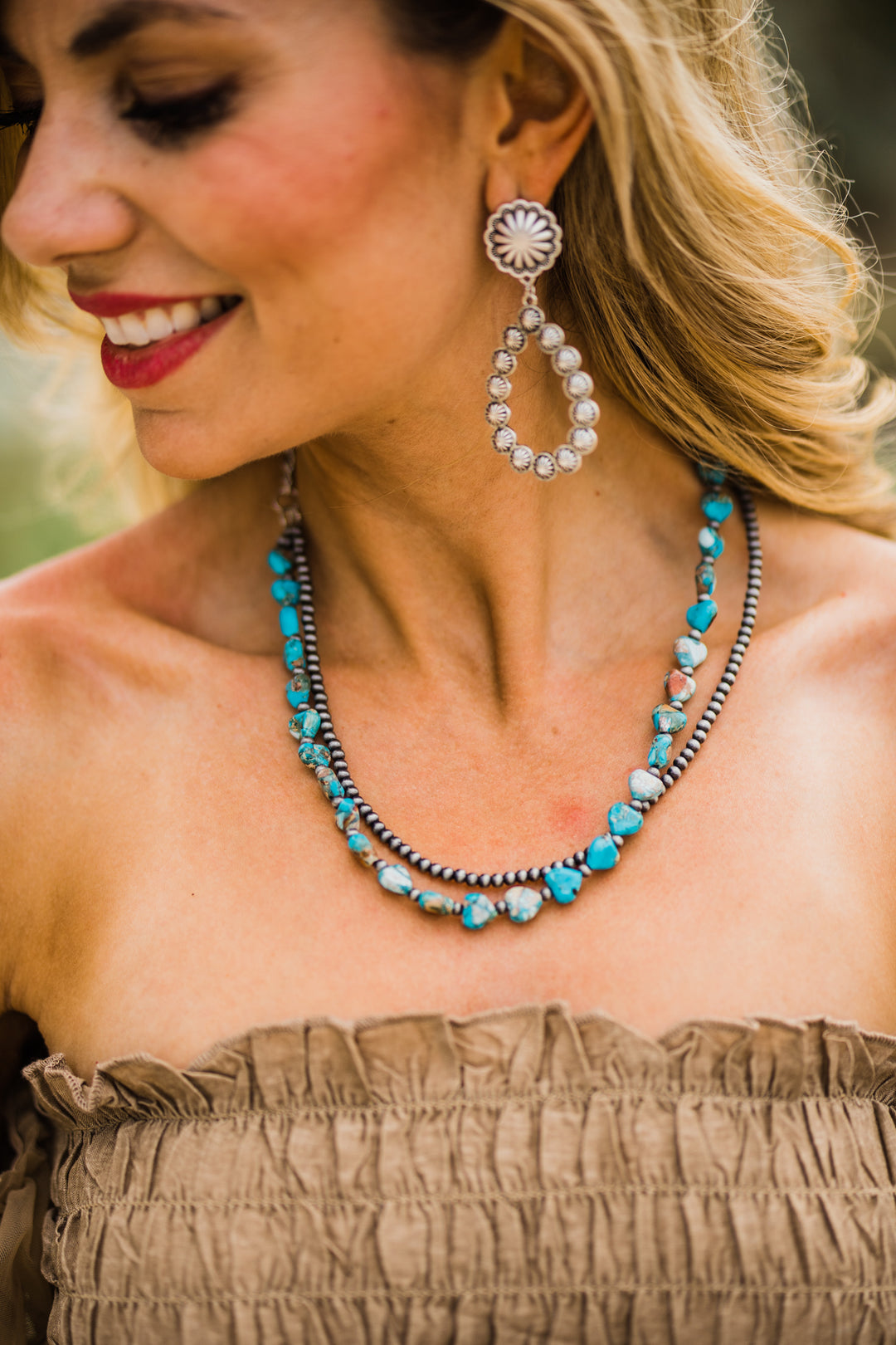 Boho Charm Pearl Necklace - Middle West Apparel