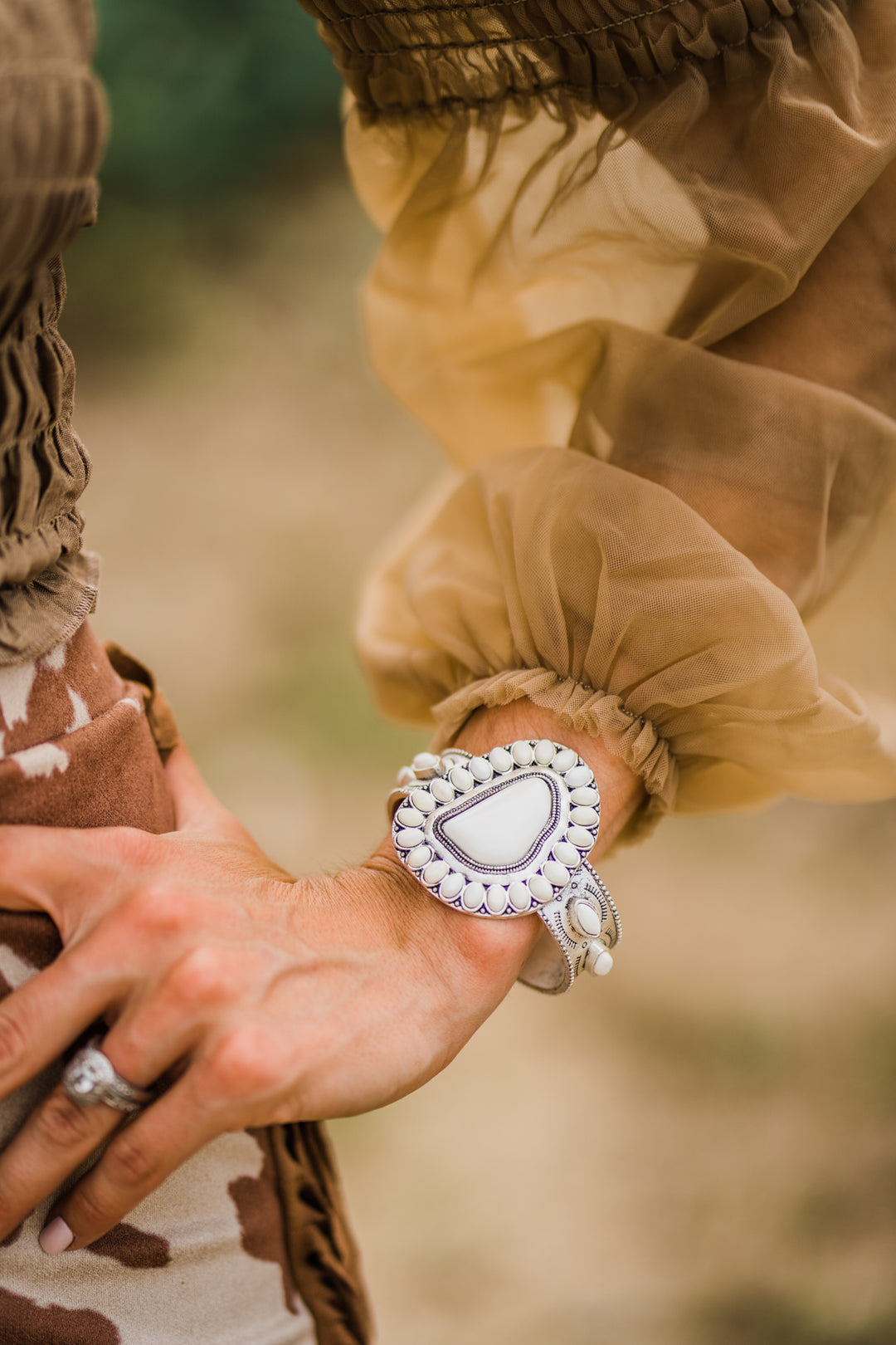 Queen Of Charms Cuff Bracelet - Middle West Apparel