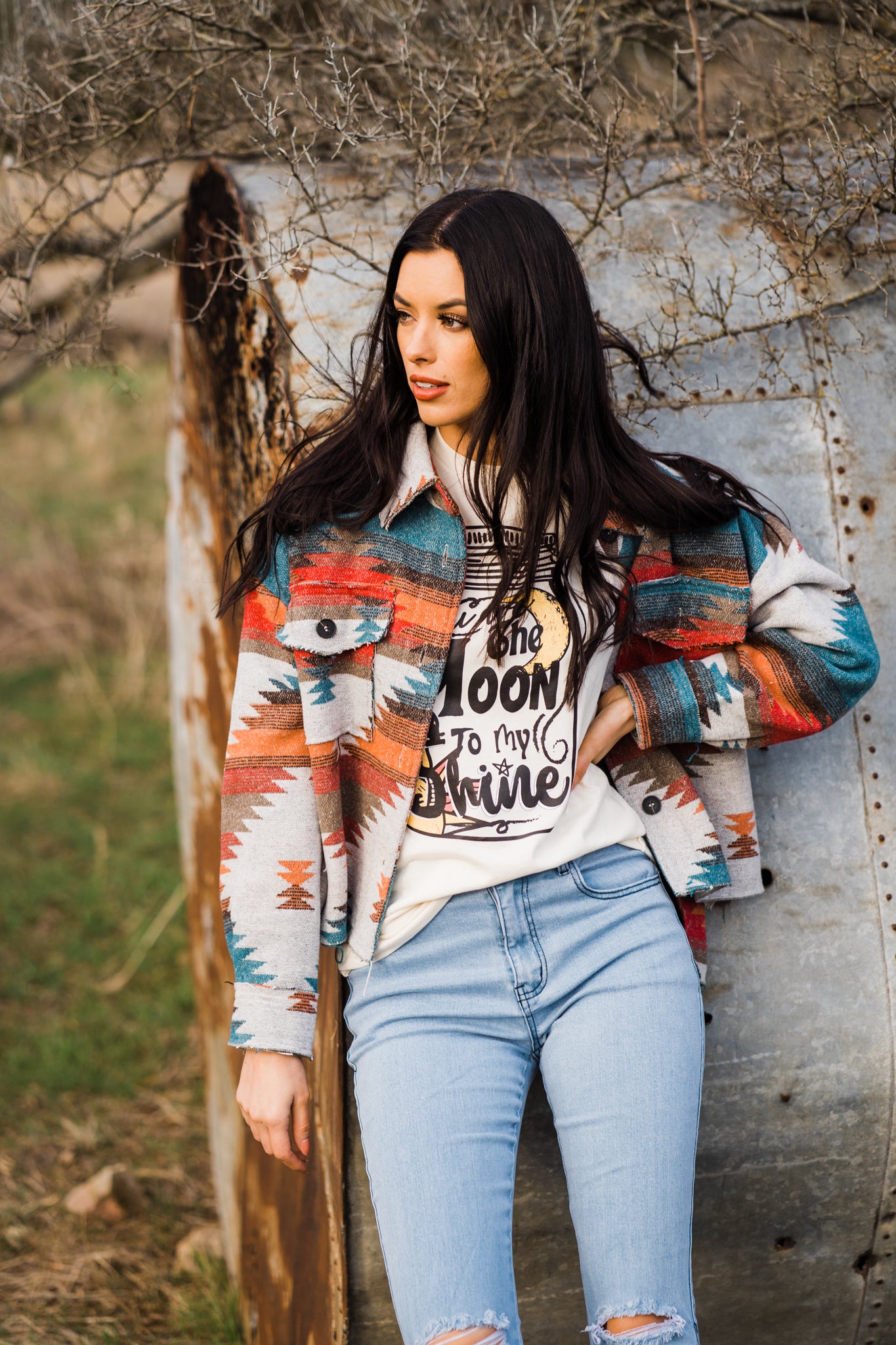 Wild One Cropped Jacket - Middle West Apparel