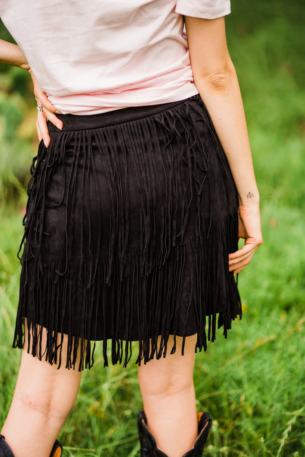 Smooth Dream Fringe Skirt - Middle West Apparel