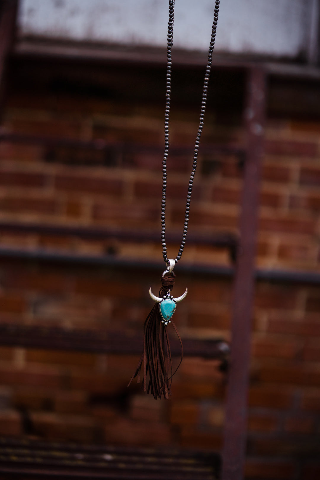 Longhorn Tassel Necklace - Middle West Apparel