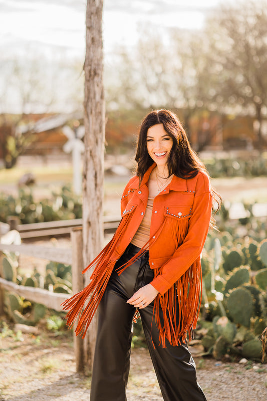 To The Ranch Fringe Jacket - Coast & Jackets  | Middle West Apparel