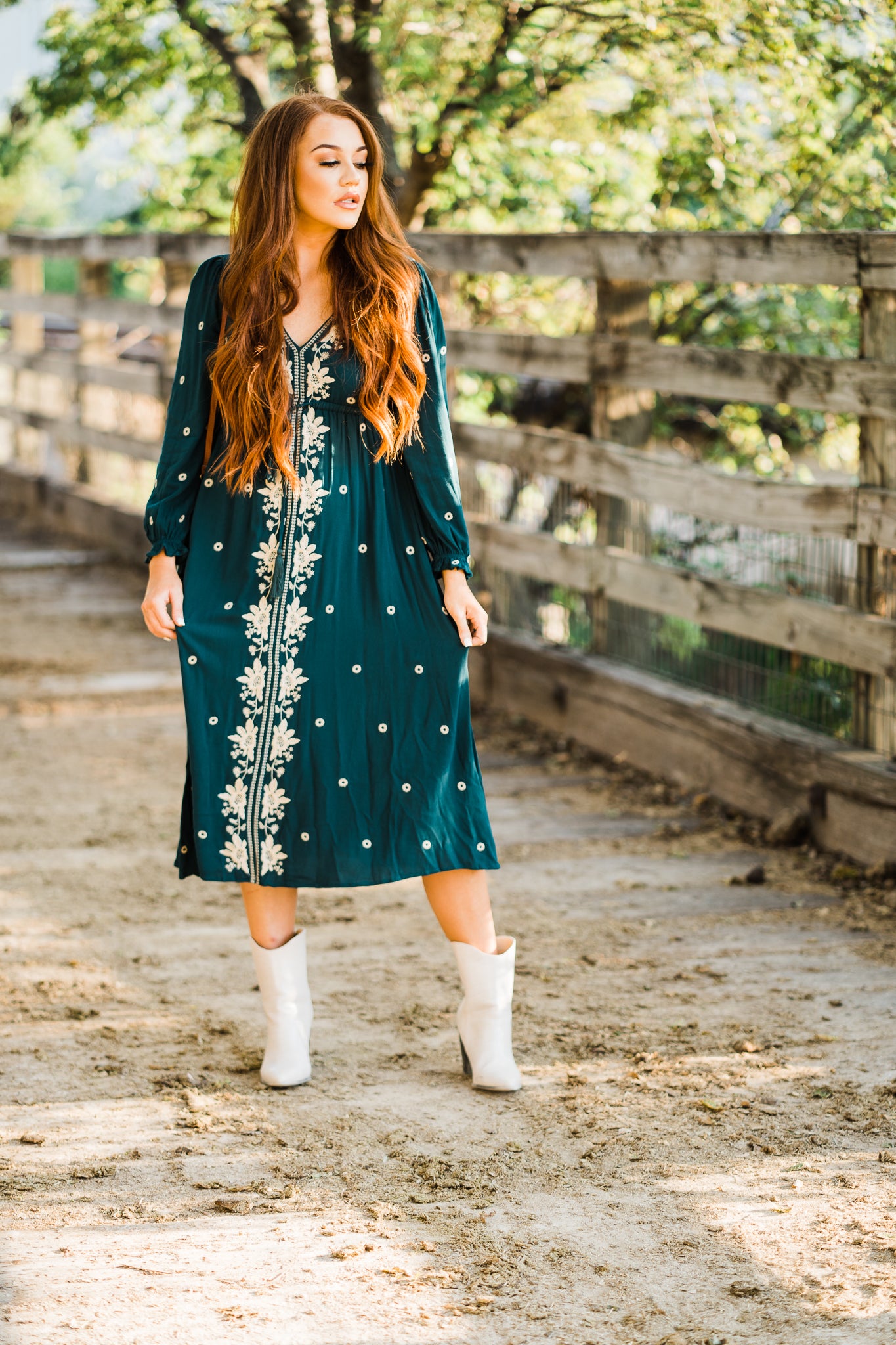 The Dazzle Midi Dress - Middle West Apparel