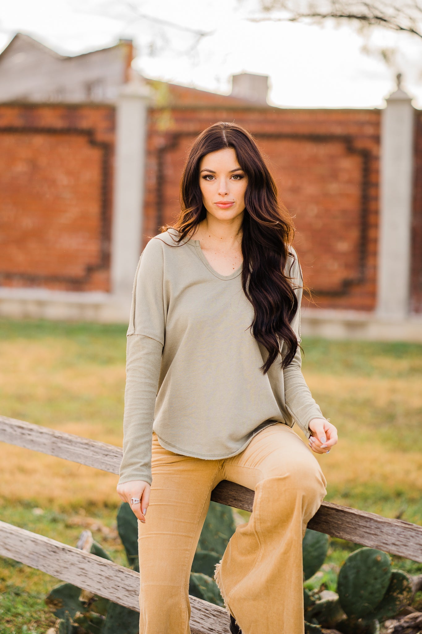 No Worries Long Sleeve Top - Middle West Apparel