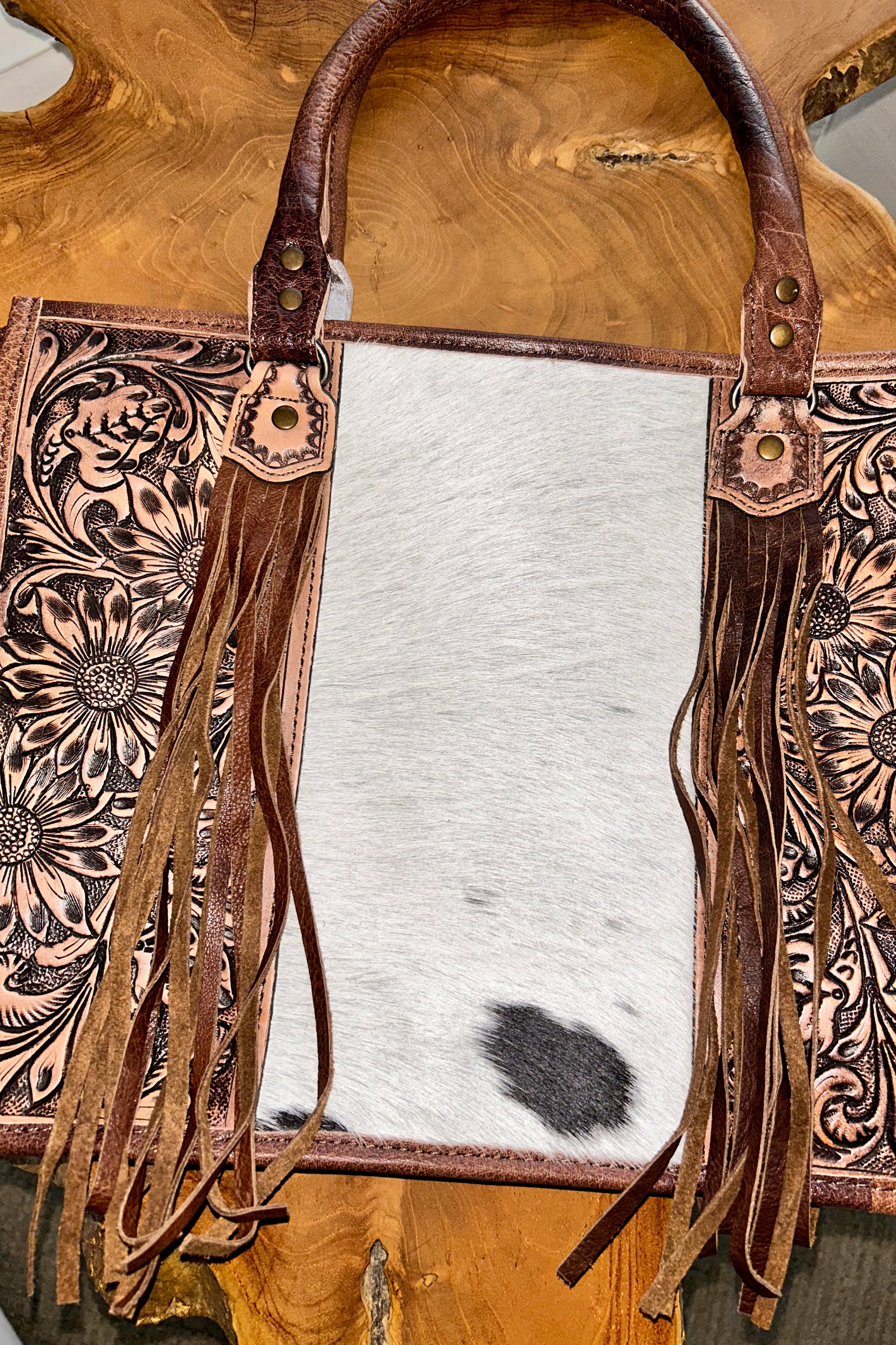 The Infamous One Leather Bag - Middle West Apparel