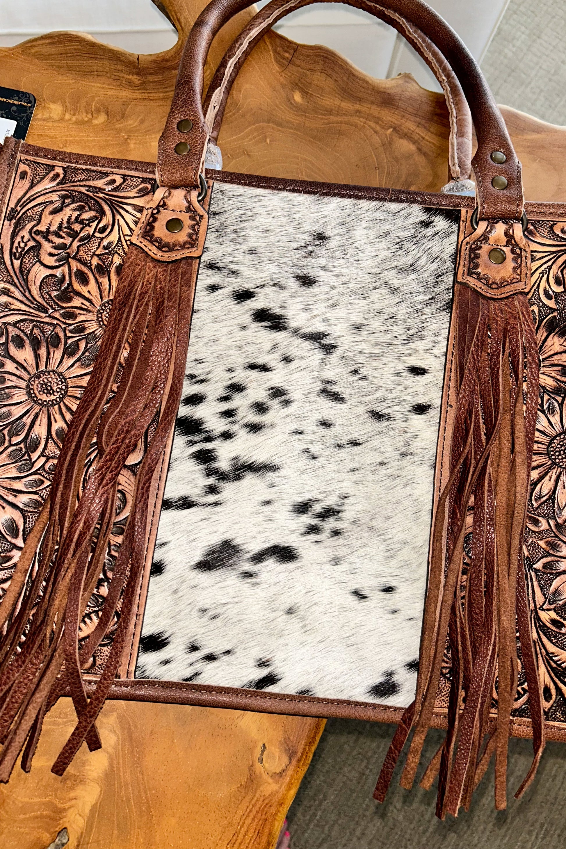 The Infamous One Leather Bag - Middle West Apparel