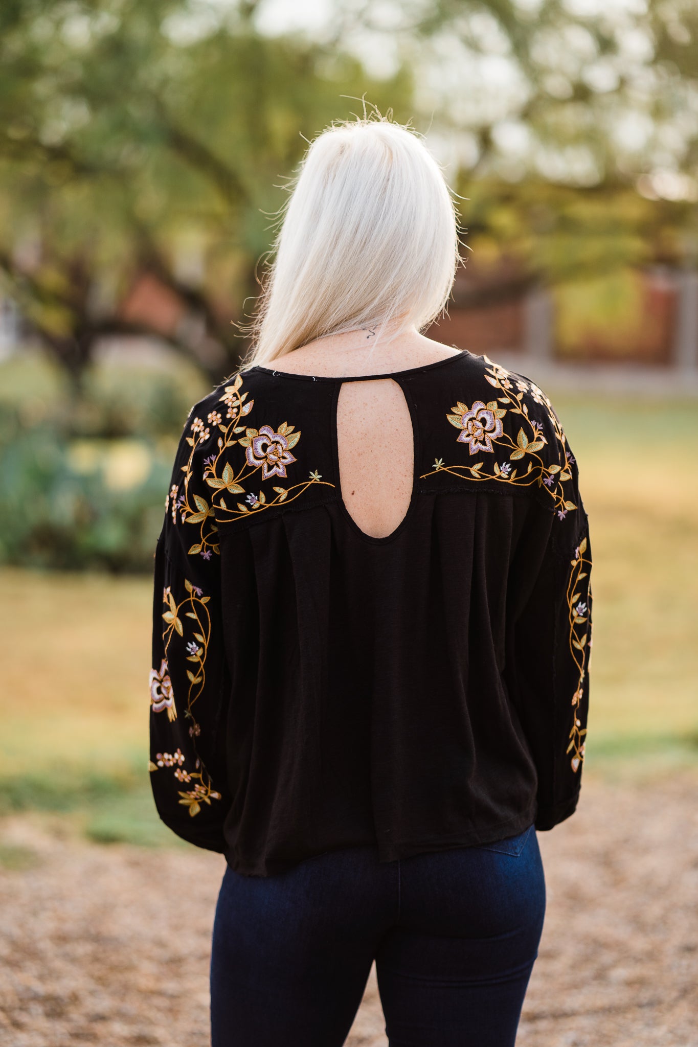 Spring Poetry Floral Blouse - Middle West Apparel