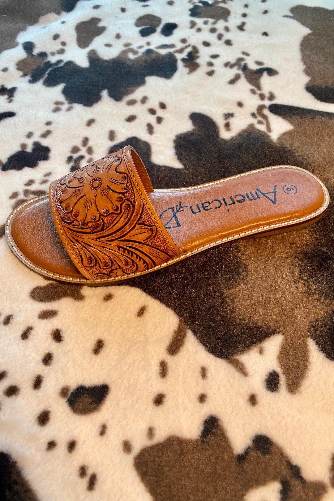 Time To Chill Leather Sandals - Middle West Apparel