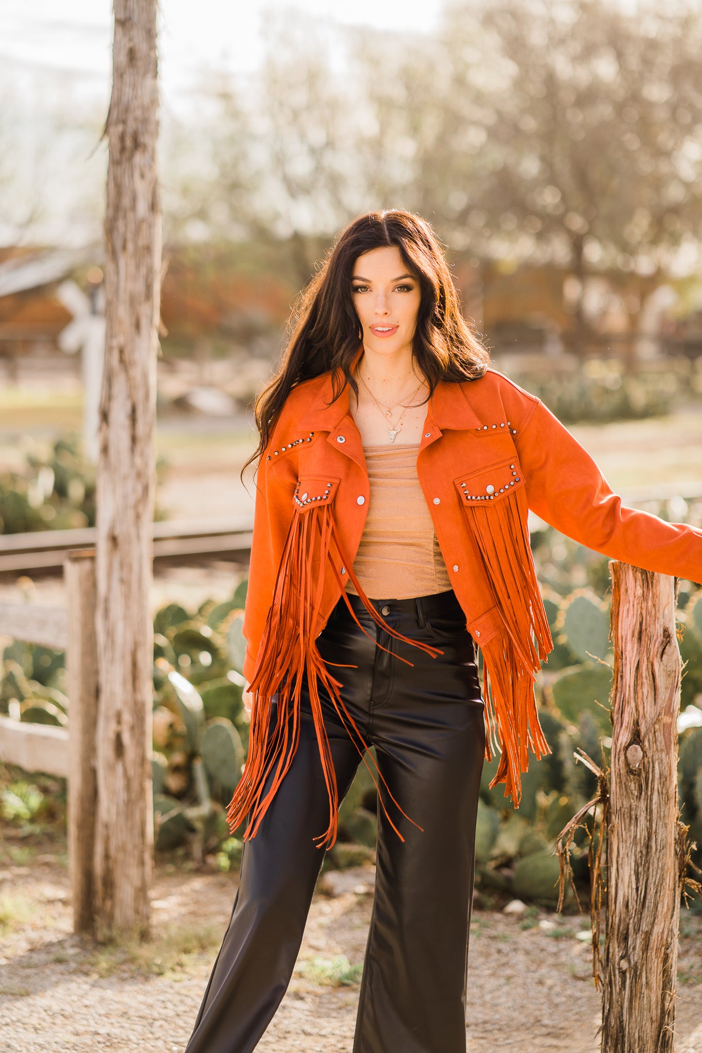 To The Ranch Fringe Jacket - Middle West Apparel