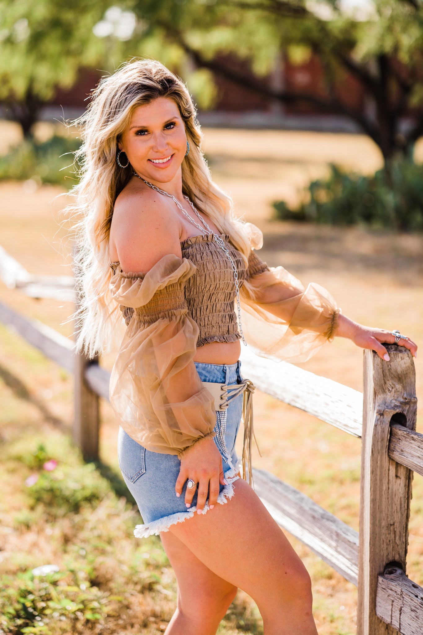 Clean Slate Chiffon Crop Top - Middle West Apparel