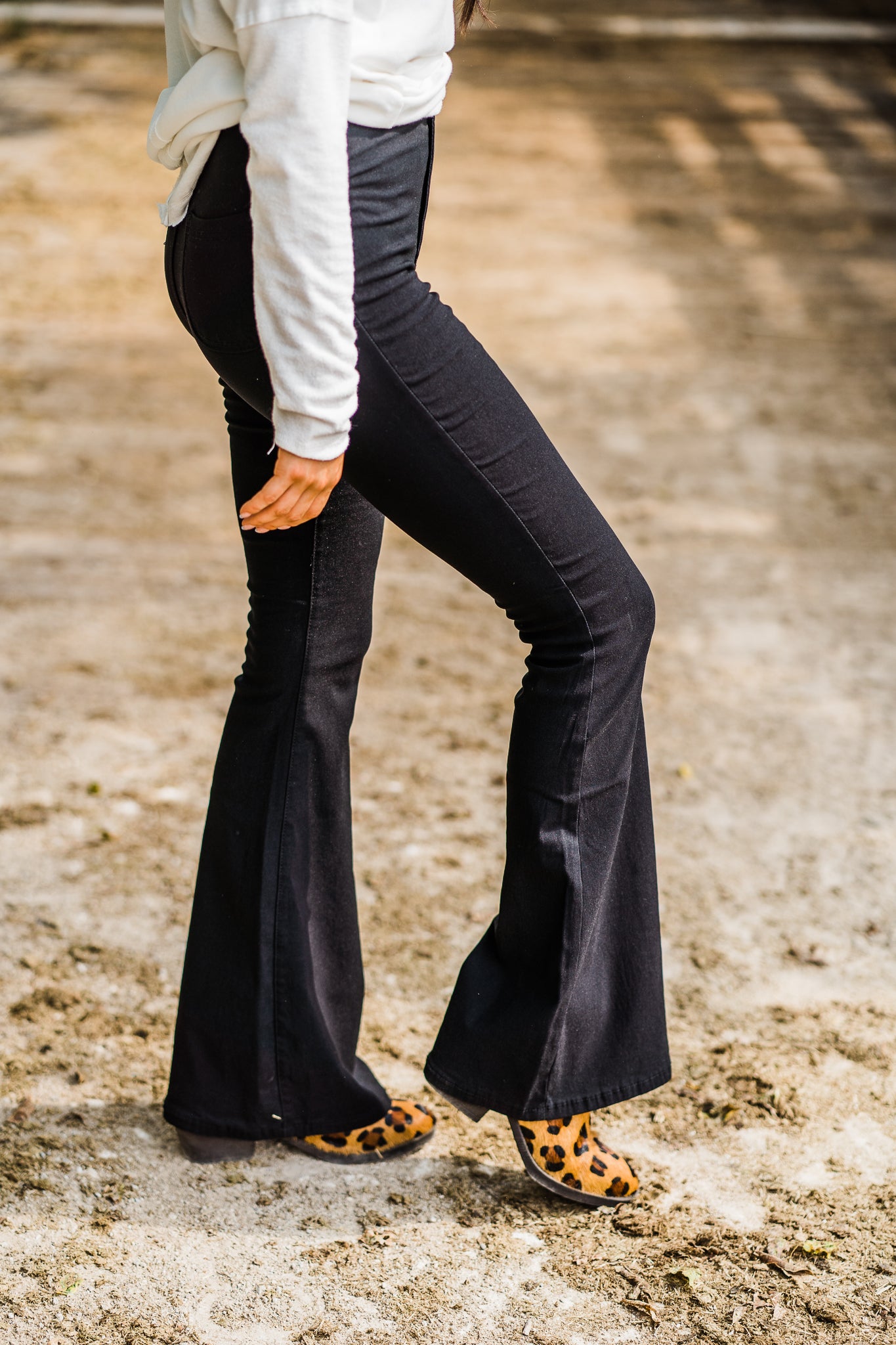Treat Me Right Flared Pants - Middle West Apparel