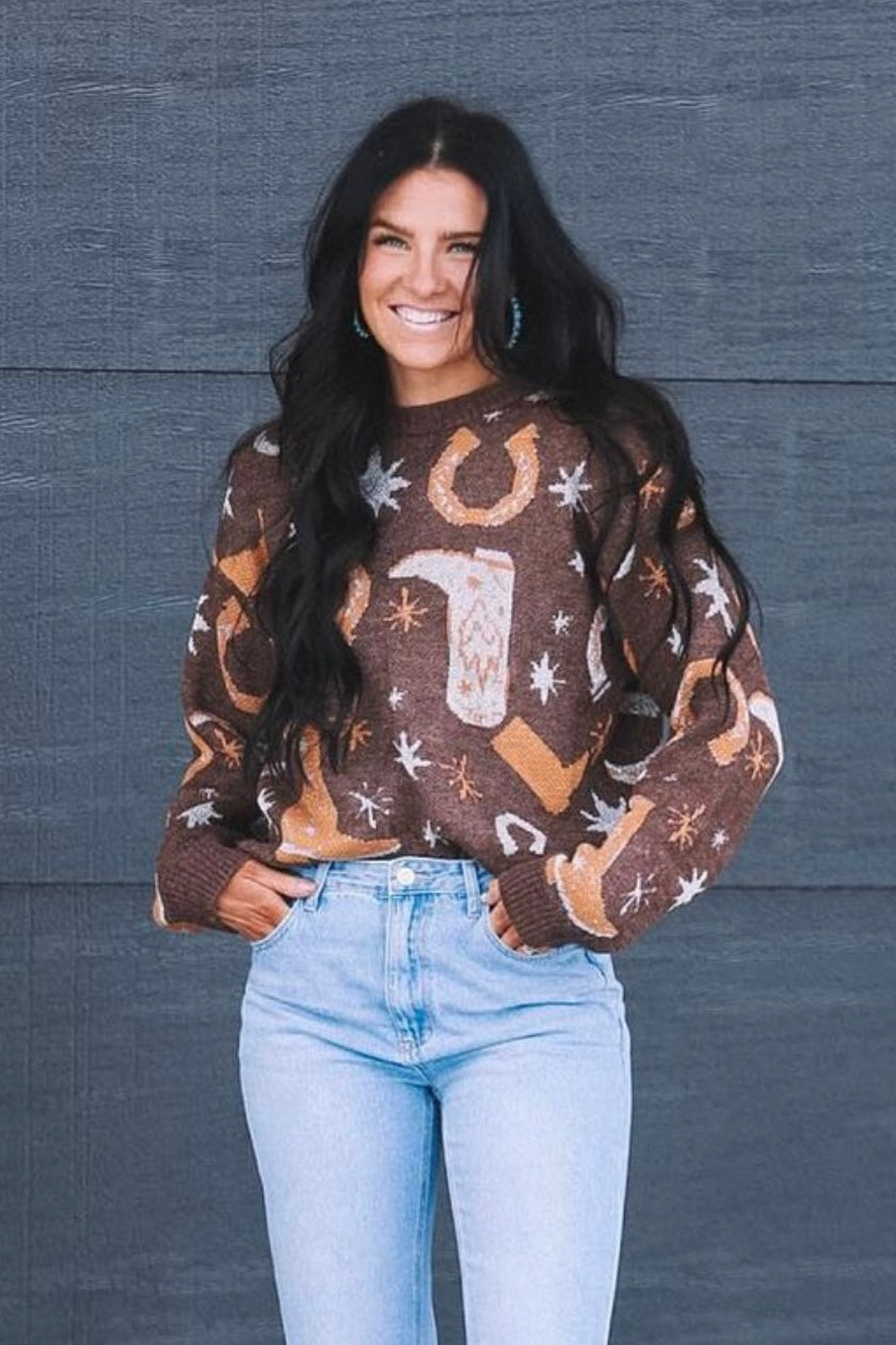 Cowgirl Chic Sweater - Middle West Apparel