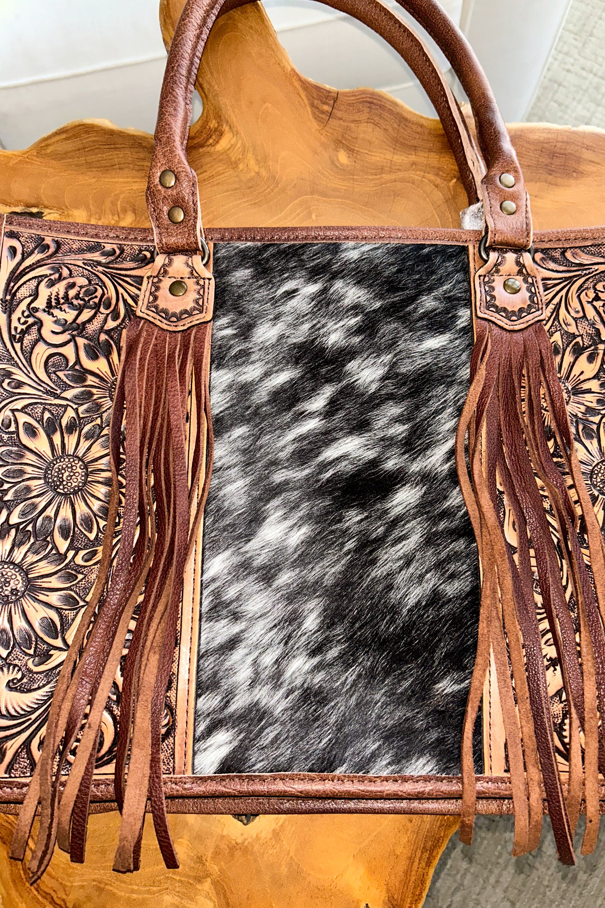 The Infamous One Leather Bag - Middle West Apparel