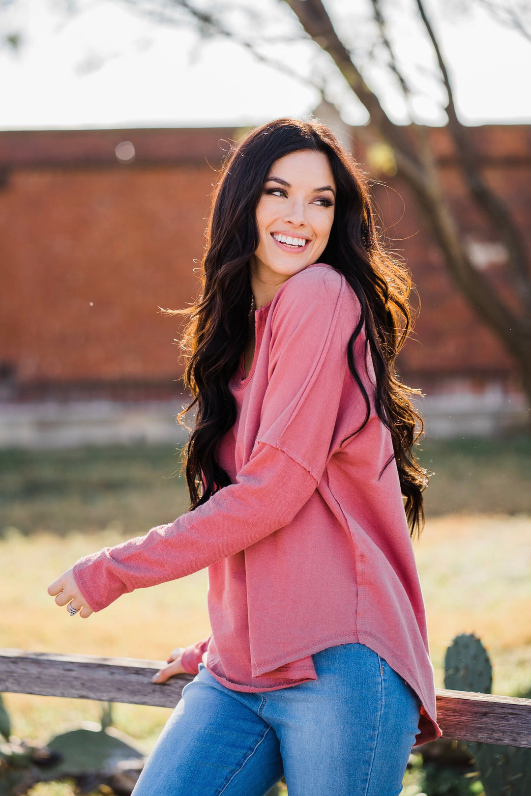 Perfect Summer Long Sleeve Top - Middle West Apparel